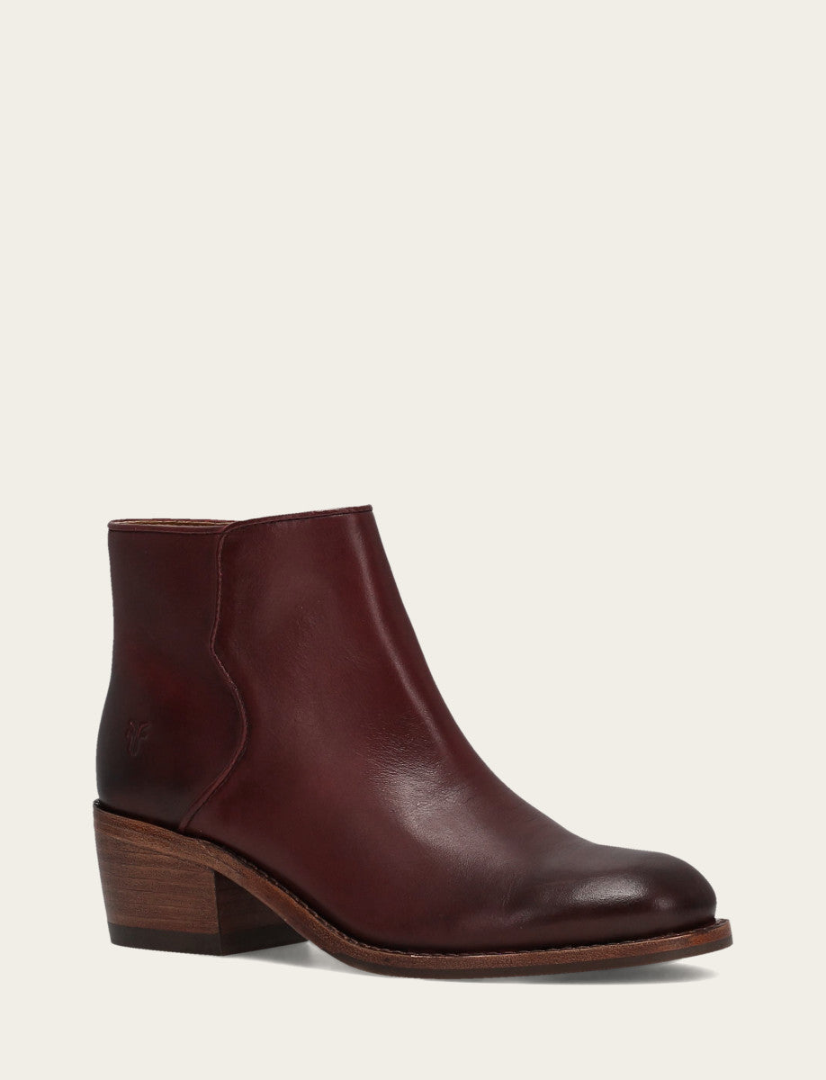 Women's Merlot Carson 2 Piping Booties Merlot - Frye