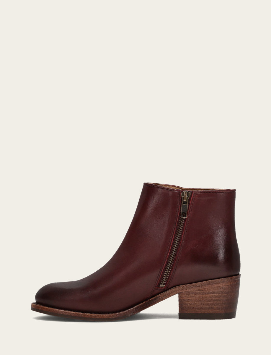 Women's Merlot Carson 2 Piping Booties Merlot - Frye