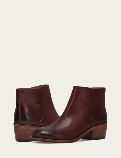 Women's Merlot Carson 2 Piping Booties Merlot - Frye