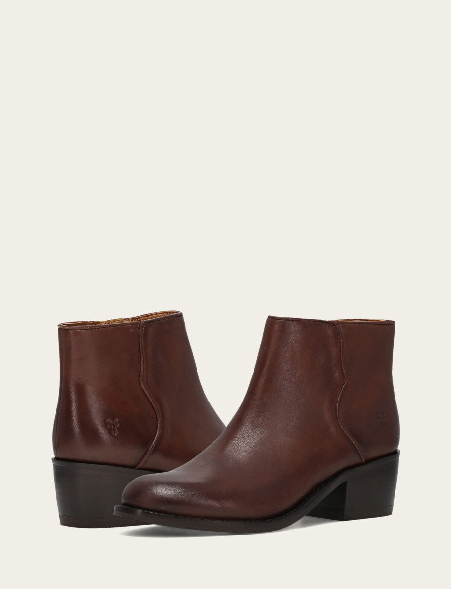 Women's Saddle Carson 2 Piping Booties Saddle - Frye