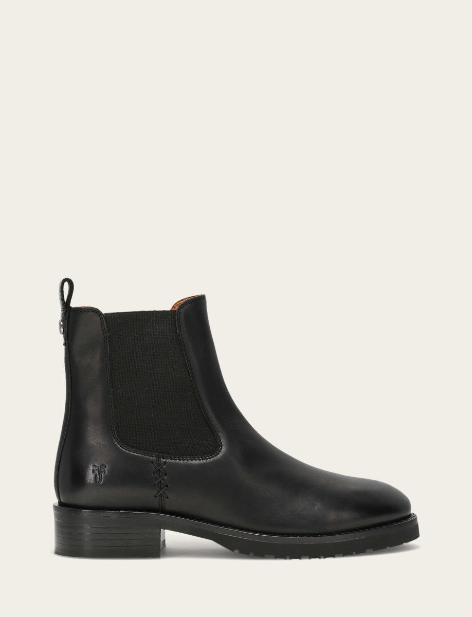 Women's Black Melissa Lug Chelsea Boot Black - Frye