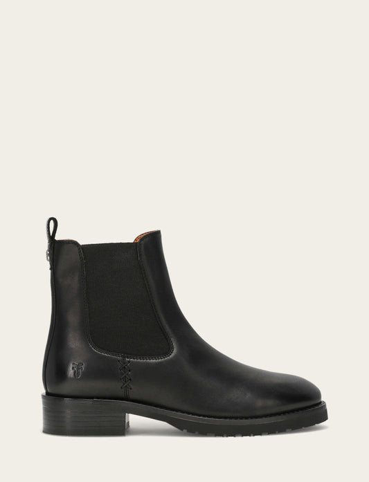Women's Black Melissa Lug Chelsea Boot Black - Frye