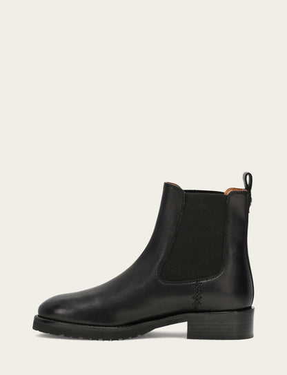 Women's Black Melissa Lug Chelsea Boot Black - Frye