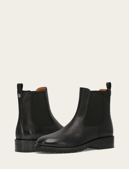 Women's Black Melissa Lug Chelsea Boot Black - Frye