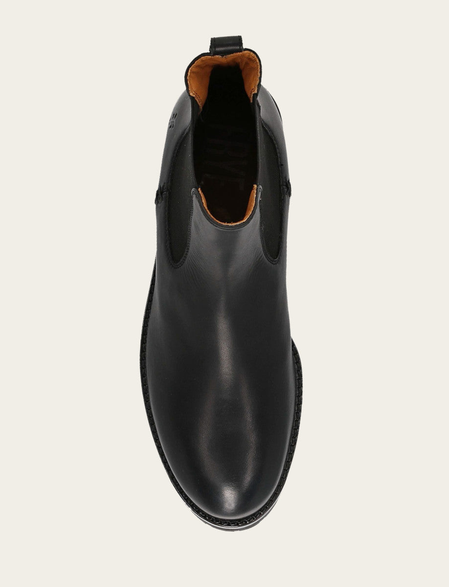Women's Black Melissa Lug Chelsea Boot Black - Frye