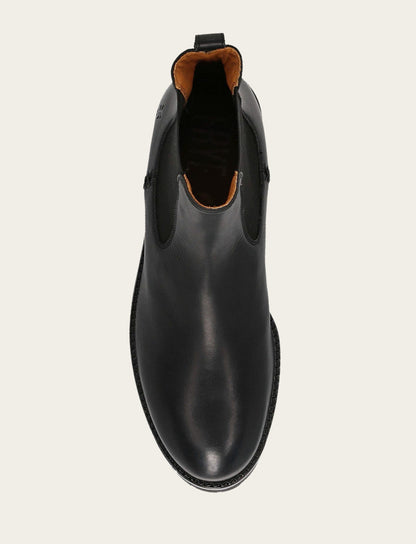 Women's Black Melissa Lug Chelsea Boot Black - Frye