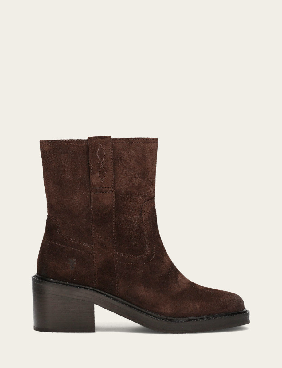 Women's Chocolate Kate Short Inside Zip Boot Chocolate - Frye