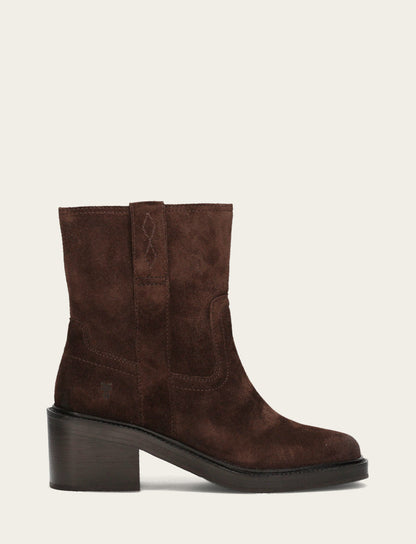 Women's Chocolate Kate Short Inside Zip Boot Chocolate - Frye