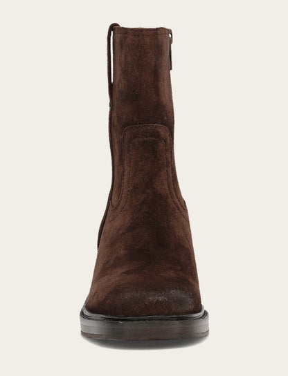 Women's Chocolate Kate Short Inside Zip Boot Chocolate - Frye