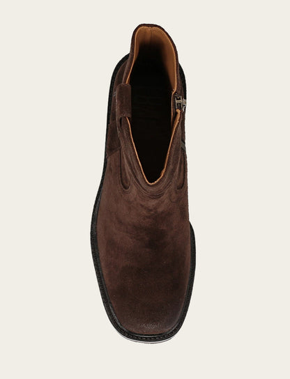 Women's Chocolate Kate Short Inside Zip Boot Chocolate - Frye