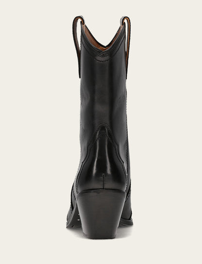 Women's Black Sara Wingtip Stud Boot Black - Frye