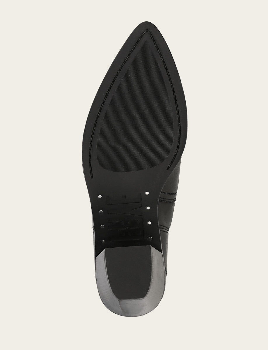 Women's Black Sara Wingtip Stud Boot Black - Frye