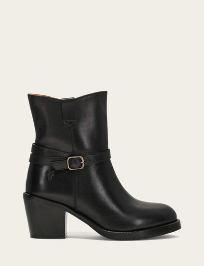 Women's Black Rylee Belted Inside Zip Boot Black - Frye