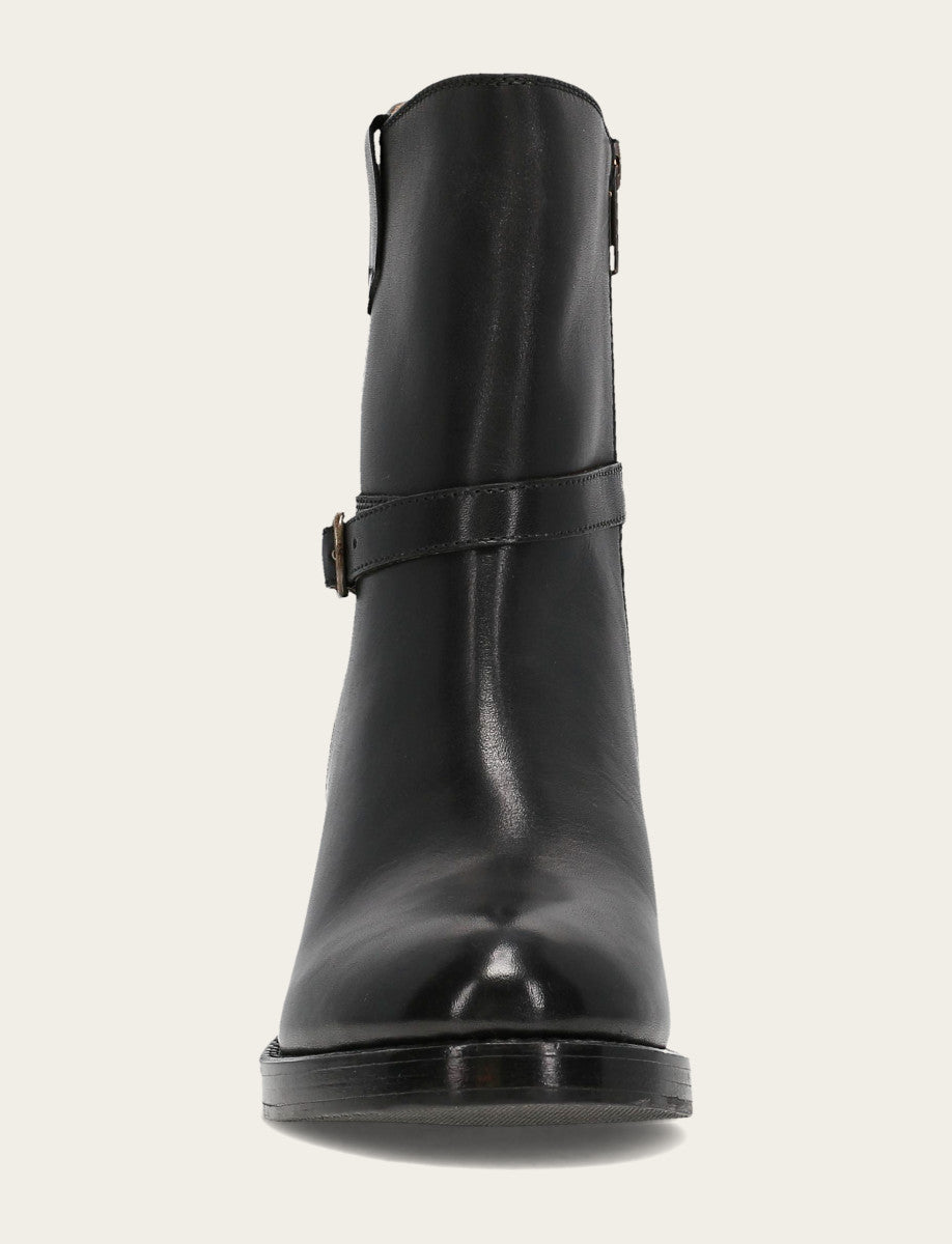 Women's Black Rylee Belted Inside Zip Boot Black - Frye