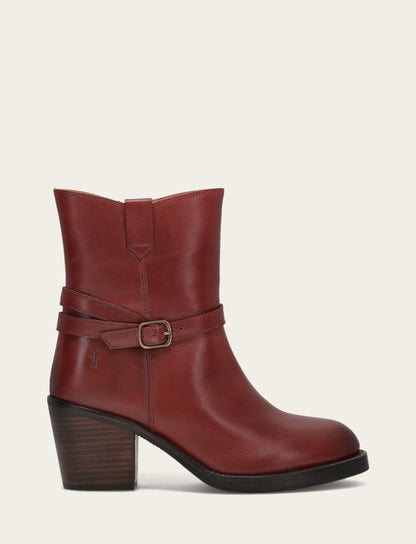 Women's Cranberry Rylee Belted Inside Zip Boot Cranberry - Frye