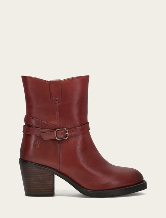 Women's Cranberry Rylee Belted Inside Zip Boot Cranberry - Frye