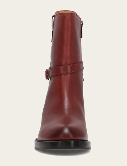 Women's Cranberry Rylee Belted Inside Zip Boot Cranberry - Frye