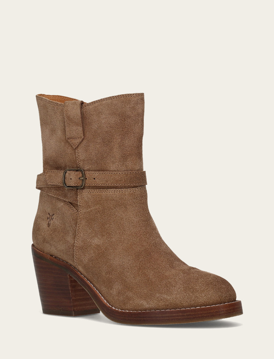 Women's Mushroom Rylee Belted Inside Zip Boot Mushroom - Frye