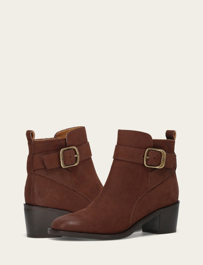 Women's Brown Piper Booties Brown - Frye