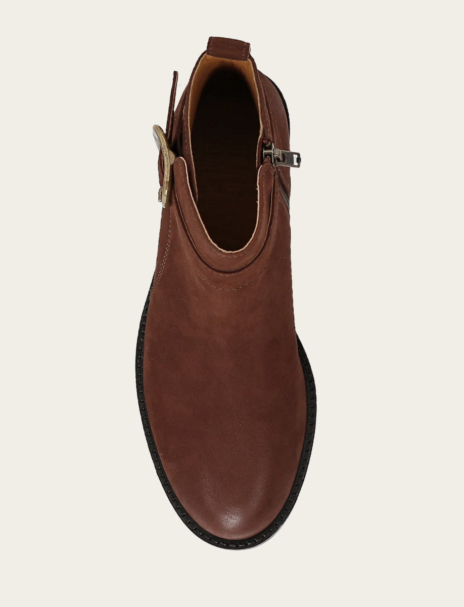 Women's Brown Piper Booties Brown - Frye