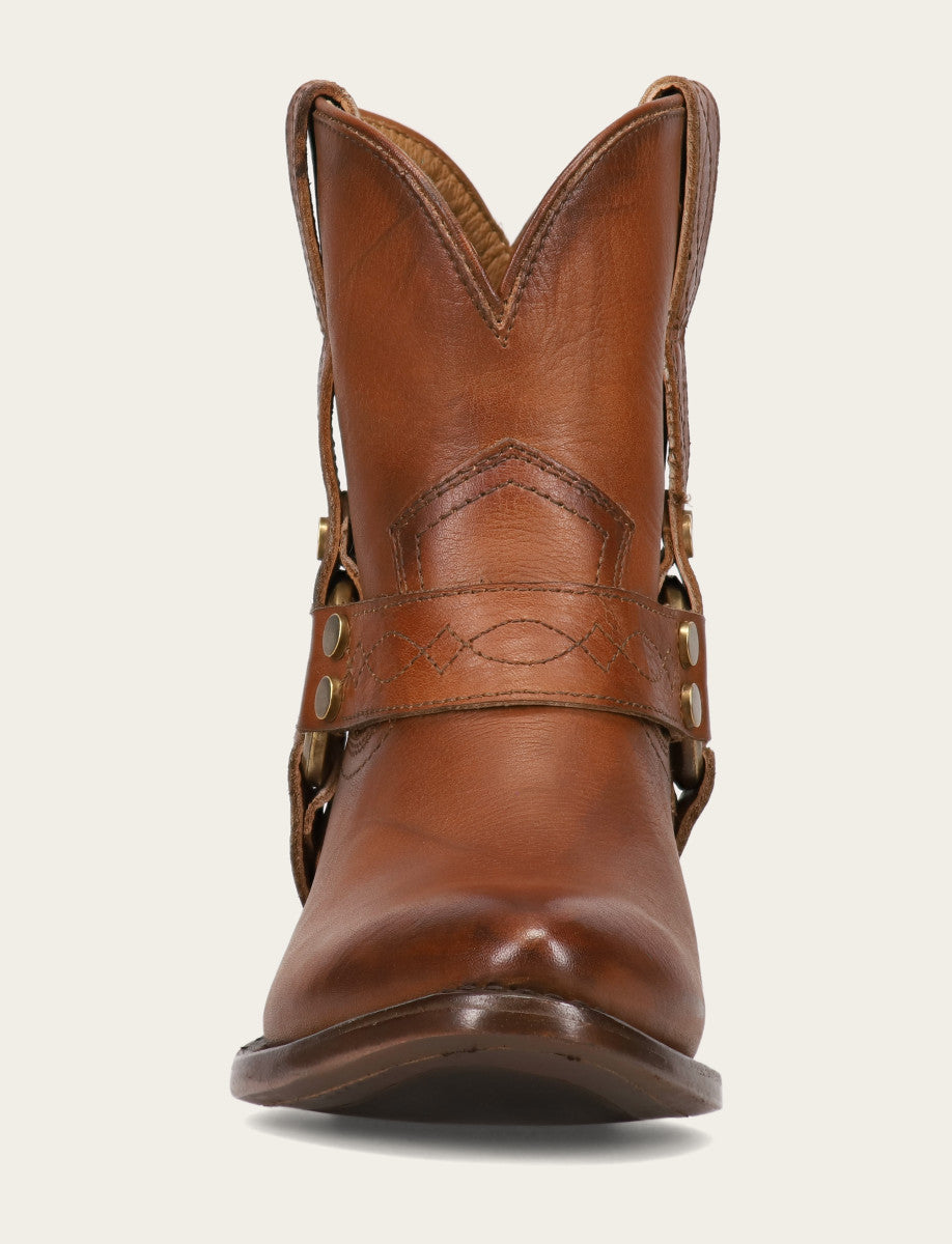 Women's Saddle Billy Short Harness Booties Saddle - Frye