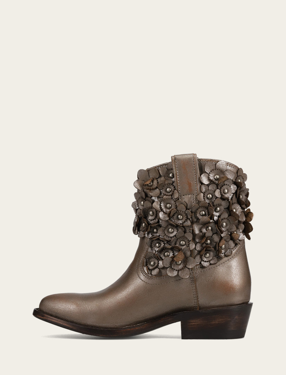 Women's Metallic Stone Billy Flower Boot Metallic Stone - Frye