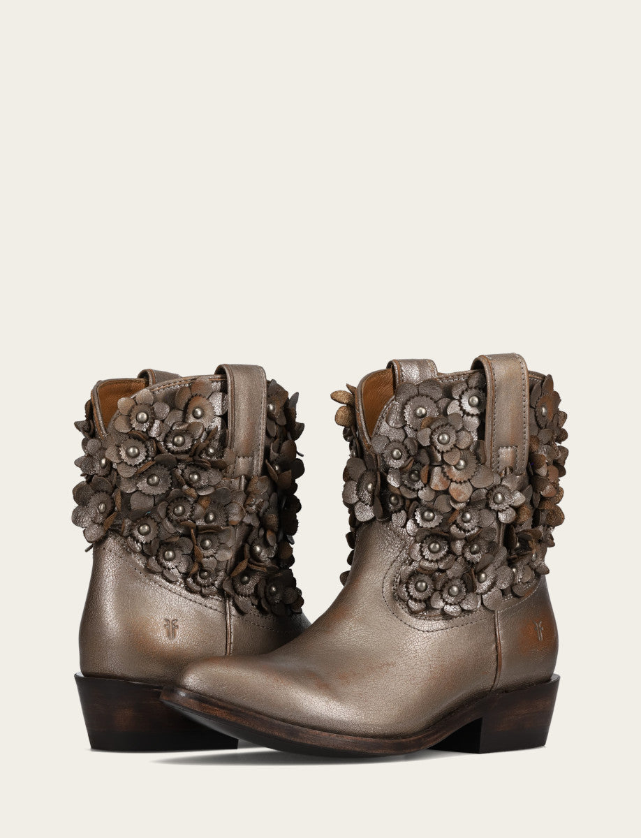 Women's Metallic Stone Billy Flower Boot Metallic Stone - Frye