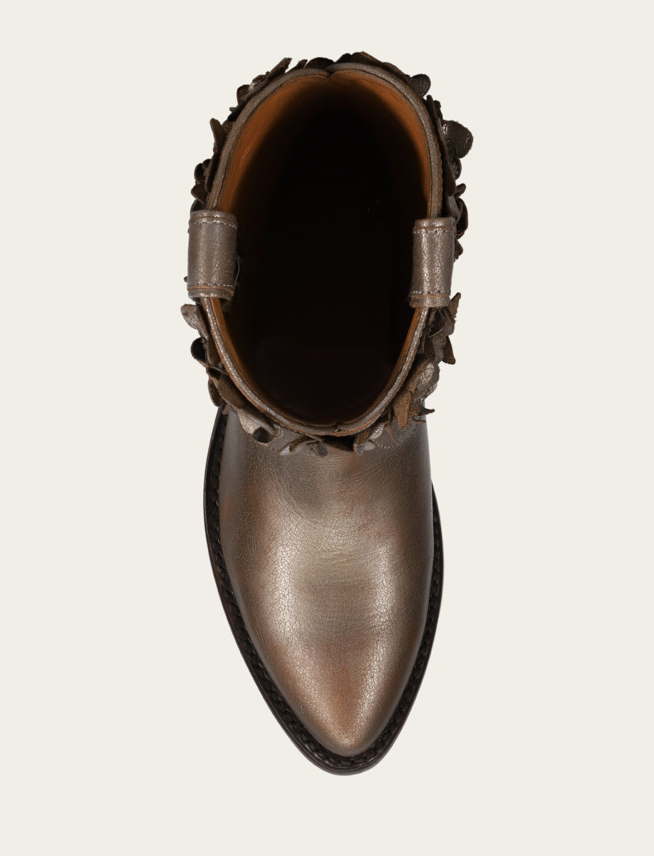Women's Metallic Stone Billy Flower Boot Metallic Stone - Frye