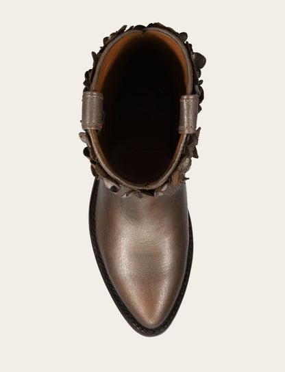 Women's Metallic Stone Billy Flower Boot Metallic Stone - Frye