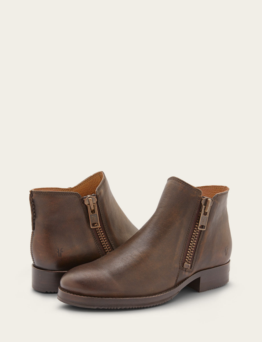 Women's Dark Brown Madison Moto Shooties Dark Brown - Frye