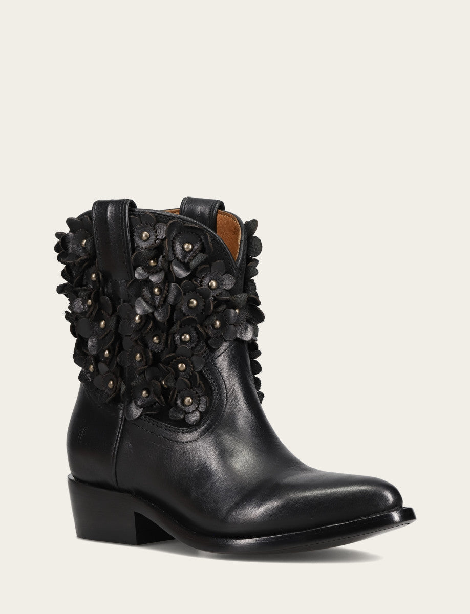 Women's Black Billy Flower Boot Black - Frye
