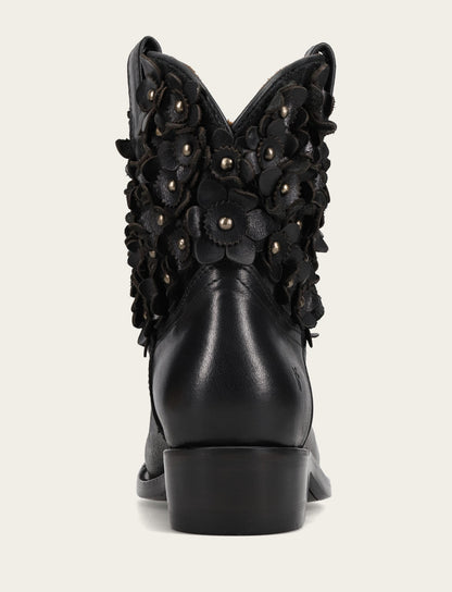 Women's Black Billy Flower Boot Black - Frye