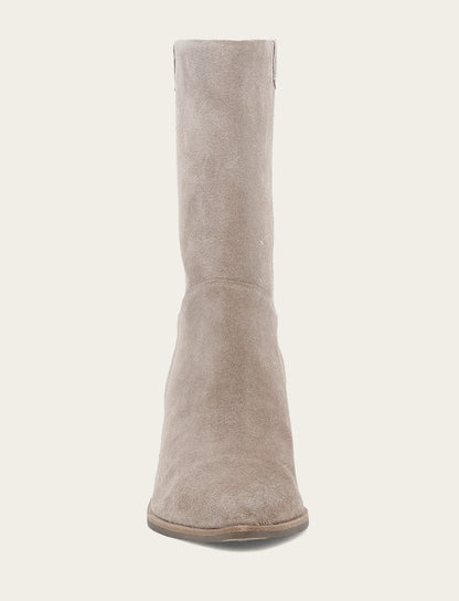 Women's Taupe Sadie Softy Mid Booties Taupe - Frye