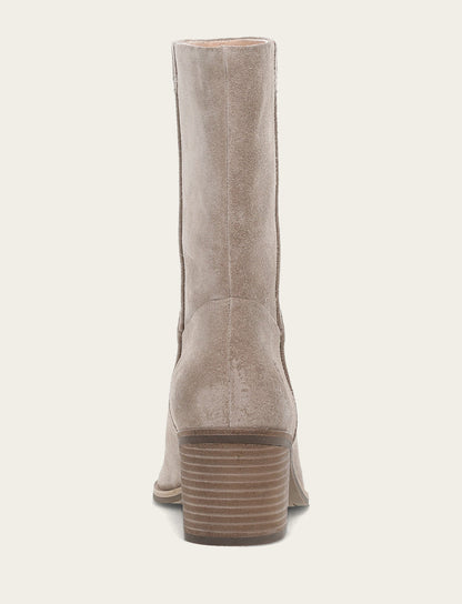 Women's Taupe Sadie Softy Mid Booties Taupe - Frye