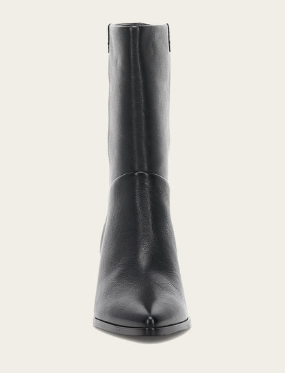 Women's Black Sadie Softy Mid Booties Black - Frye