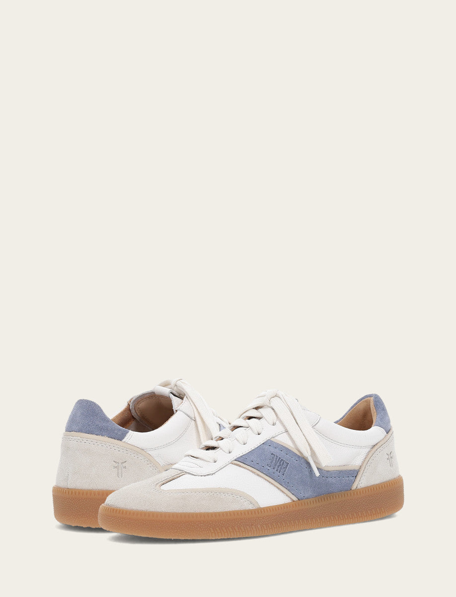 Women's Ivory Azul Milly Low Lace Sneakers Ivory Azul - Frye