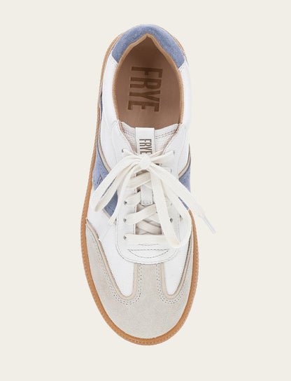 Women's Ivory Azul Milly Low Lace Sneakers Ivory Azul - Frye