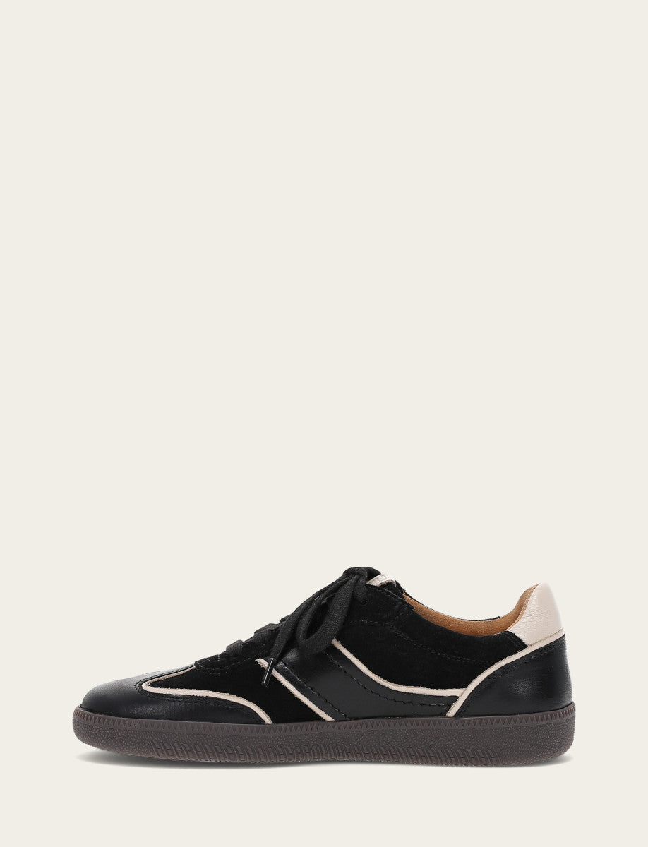 Women's Black Milly Low Lace Sneakers Black - Frye