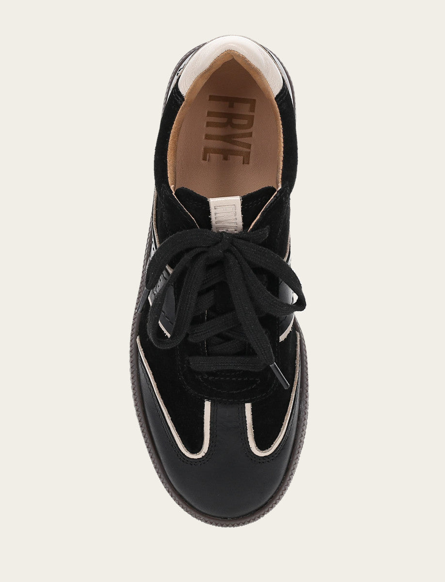 Women's Black Milly Low Lace Sneakers Black - Frye