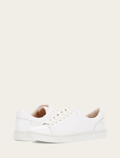 Women's White Ivy Low Lace Sneakers White - Frye