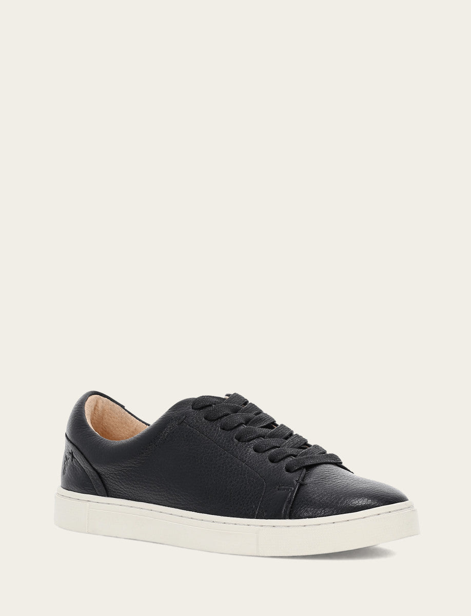 Women's Black Ivy Low Lace Sneakers Black - Frye