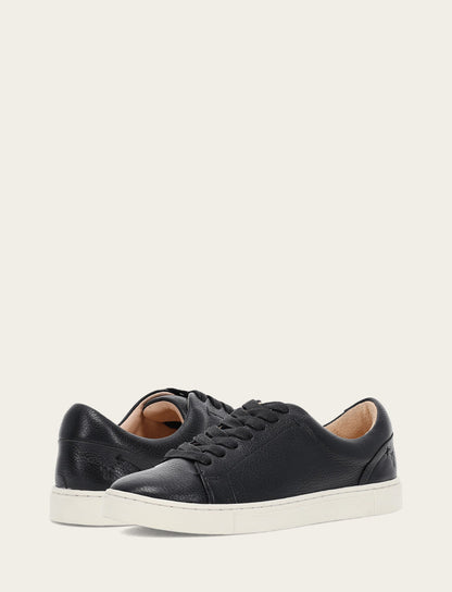 Women's Black Ivy Low Lace Sneakers Black - Frye