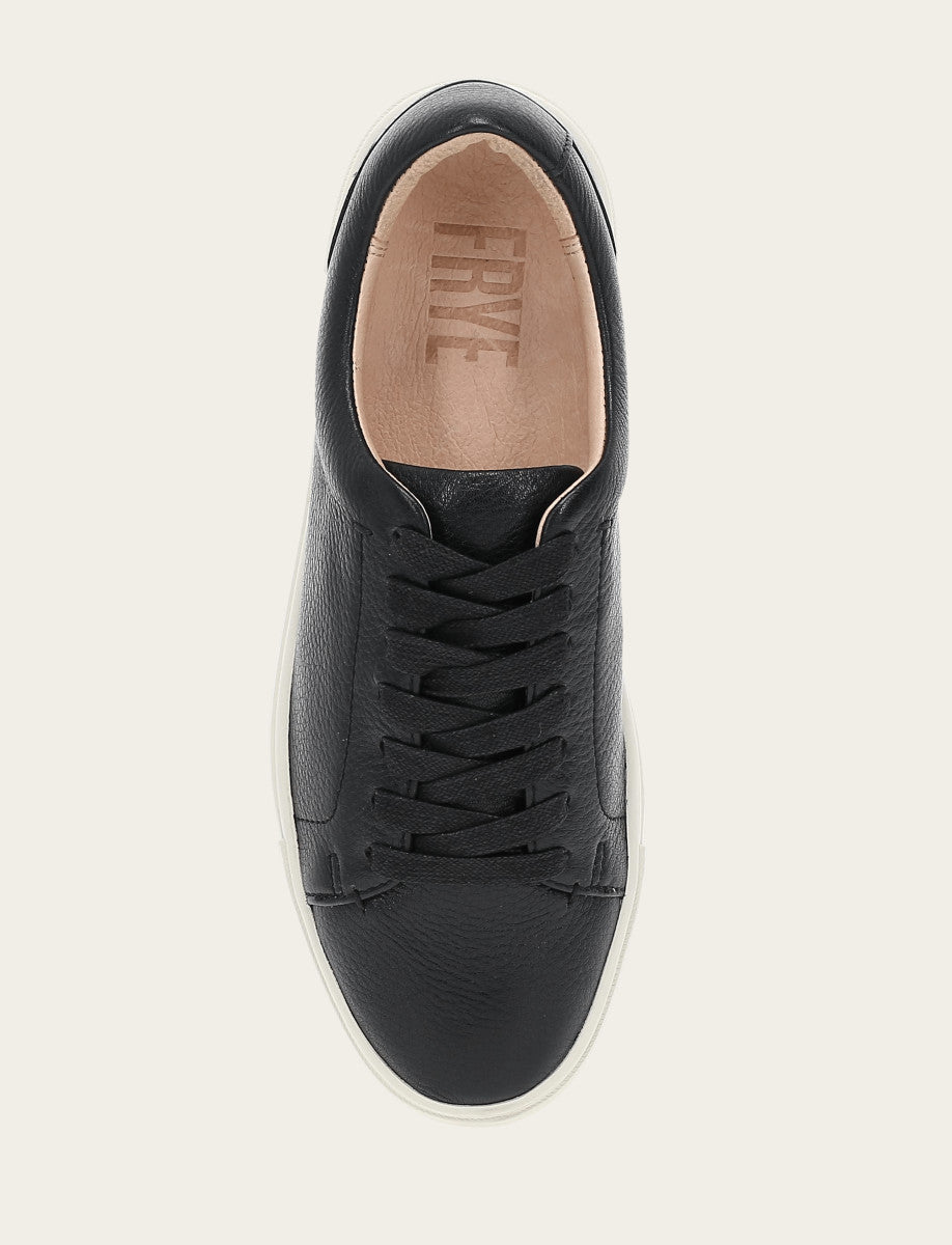 Women's Black Ivy Low Lace Sneakers Black - Frye