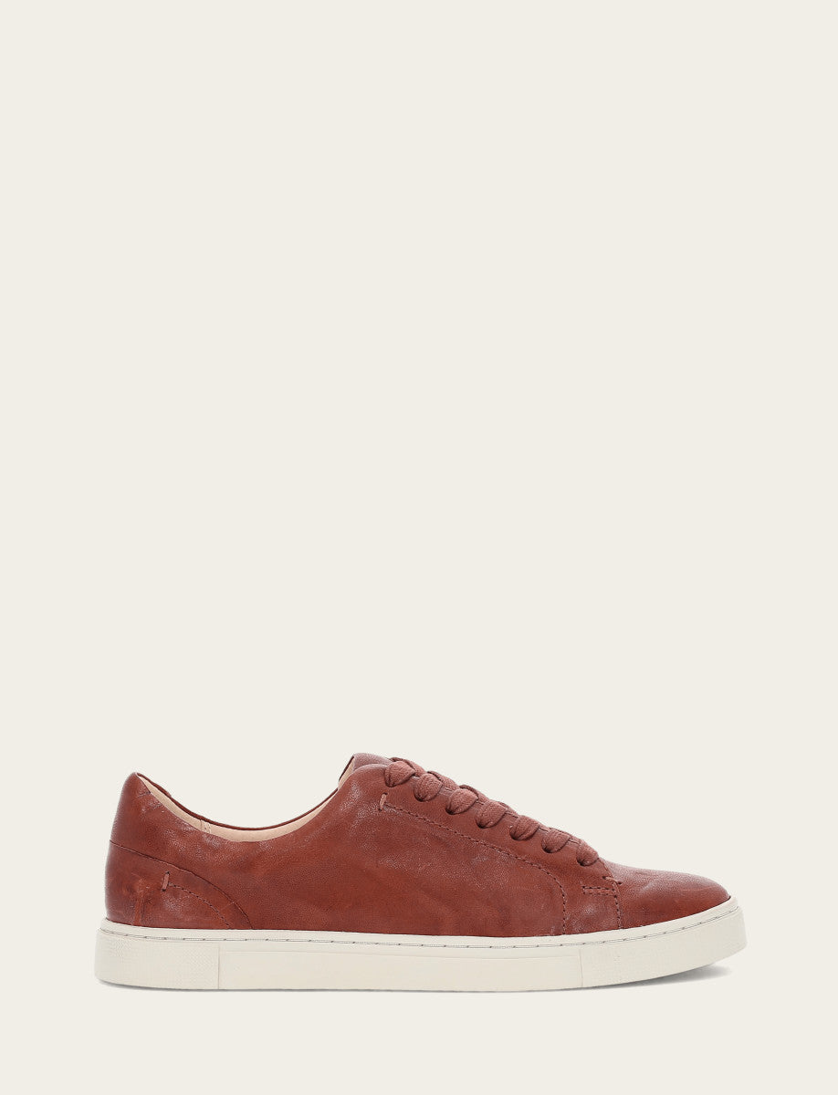 Women's Cognac Ivy Low Lace Sneakers Cognac - Frye