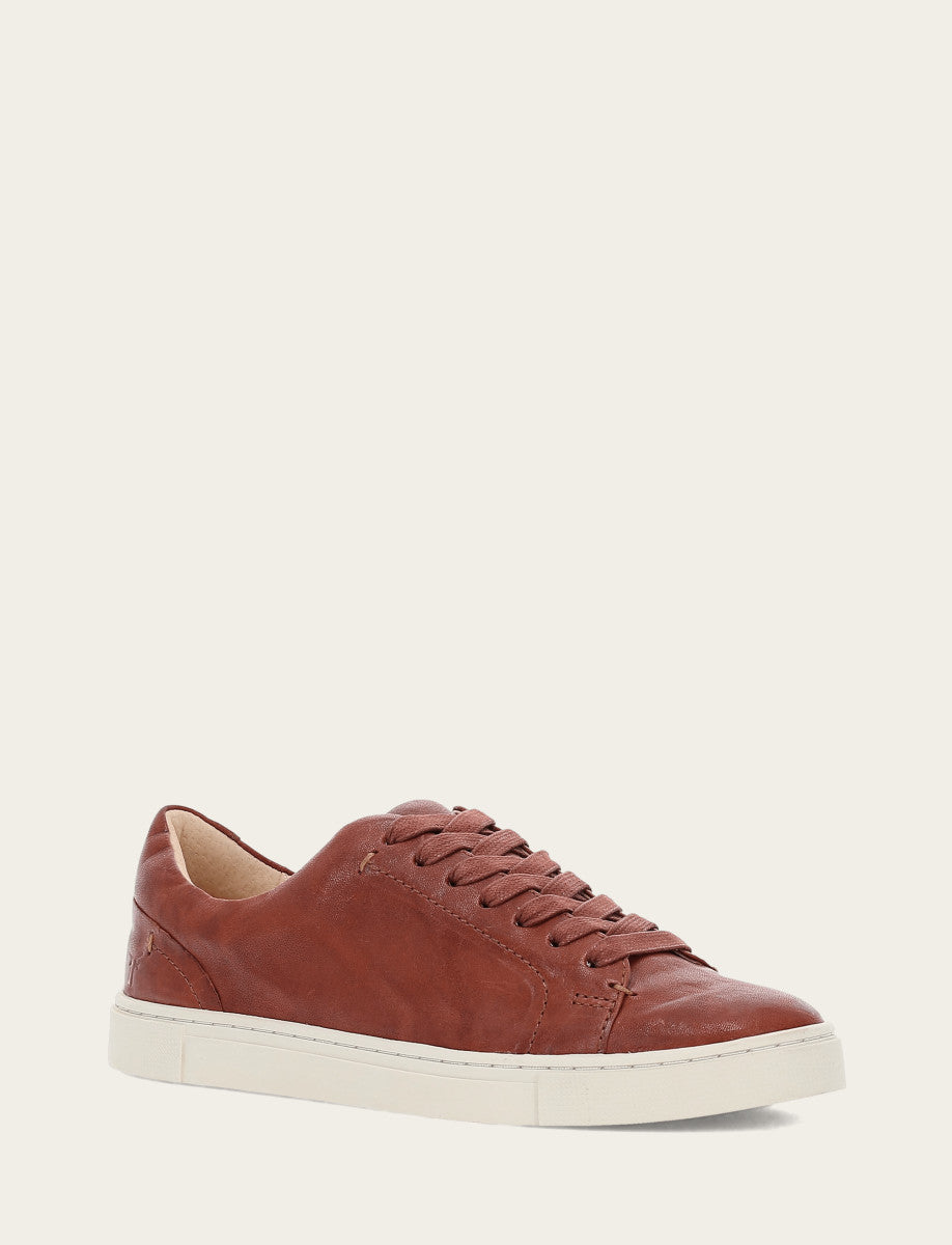 Women's Cognac Ivy Low Lace Sneakers Cognac - Frye
