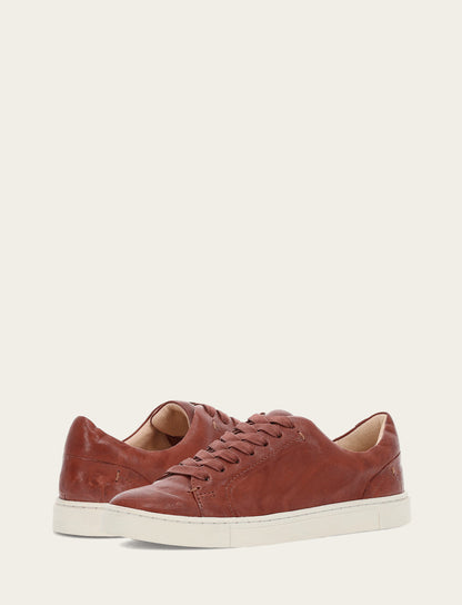 Women's Cognac Ivy Low Lace Sneakers Cognac - Frye