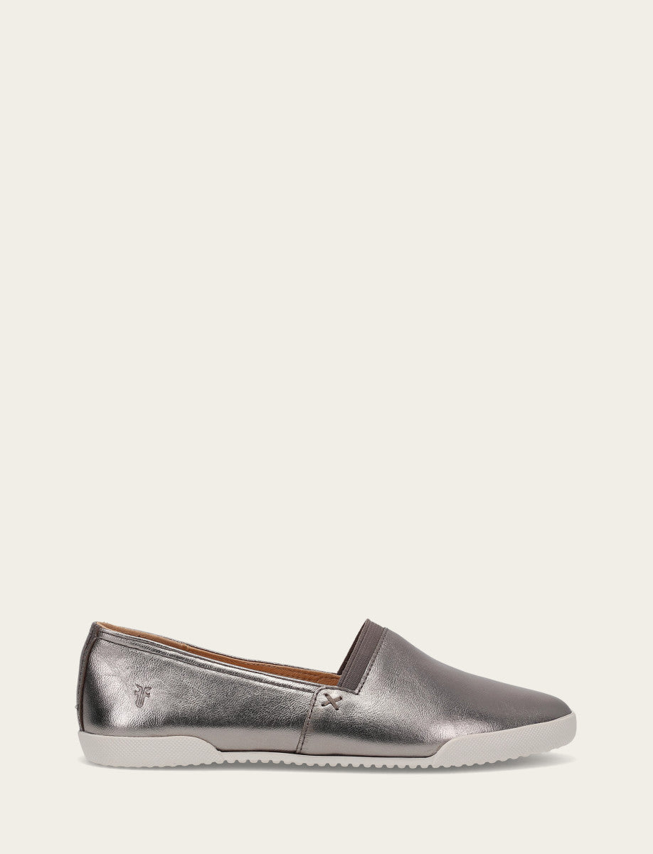 Women's Dark Pewter Melanie Slip On Sneakers Dark Pewter - Frye