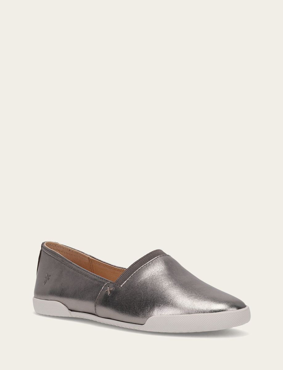 Women's Dark Pewter Melanie Slip On Sneakers Dark Pewter - Frye
