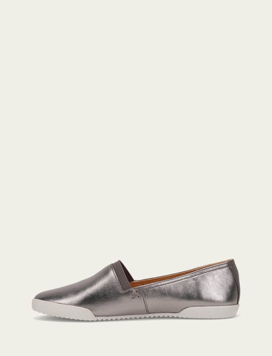 Women's Dark Pewter Melanie Slip On Sneakers Dark Pewter - Frye
