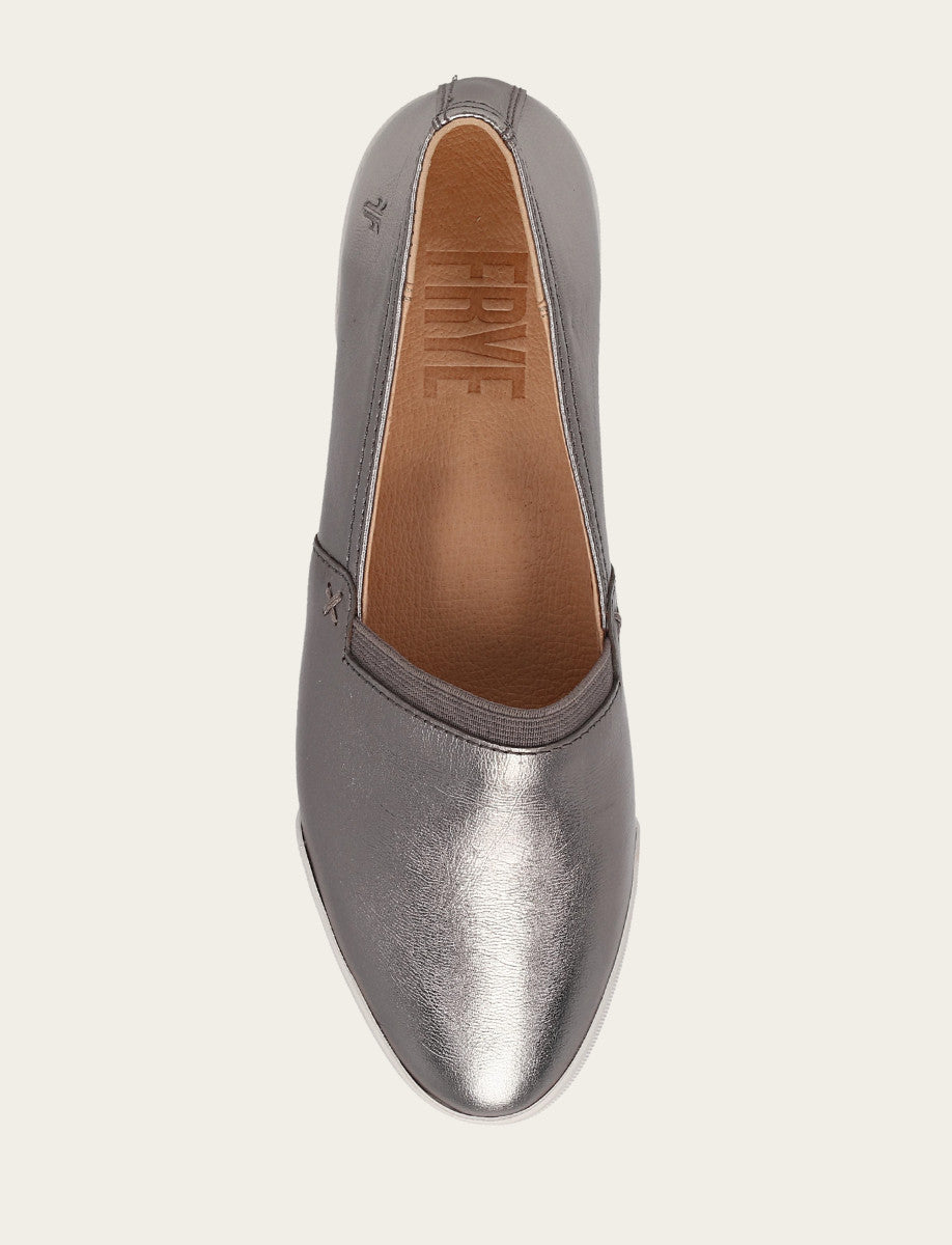 Women's Dark Pewter Melanie Slip On Sneakers Dark Pewter - Frye